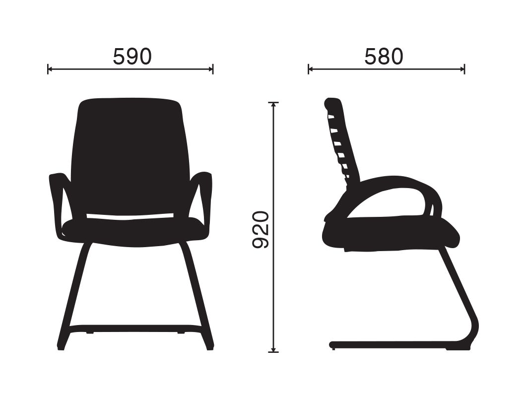  Ghế văn phòng E1018 