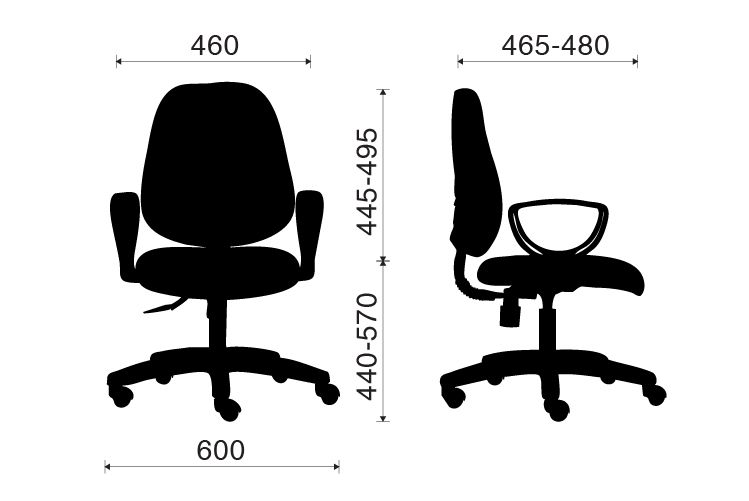  Ghế văn phòng E1024 
