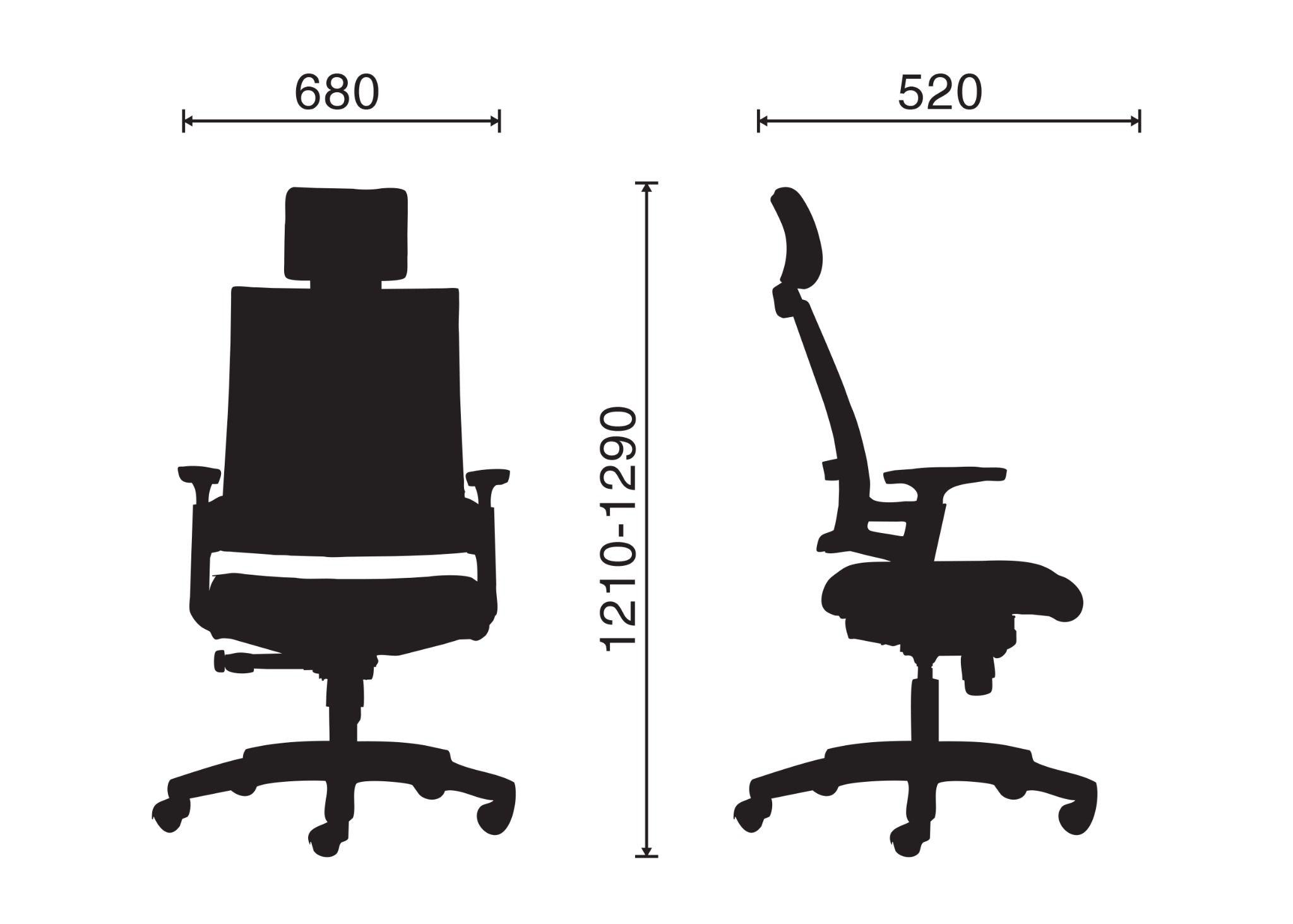  Ghế văn phòng E1085 