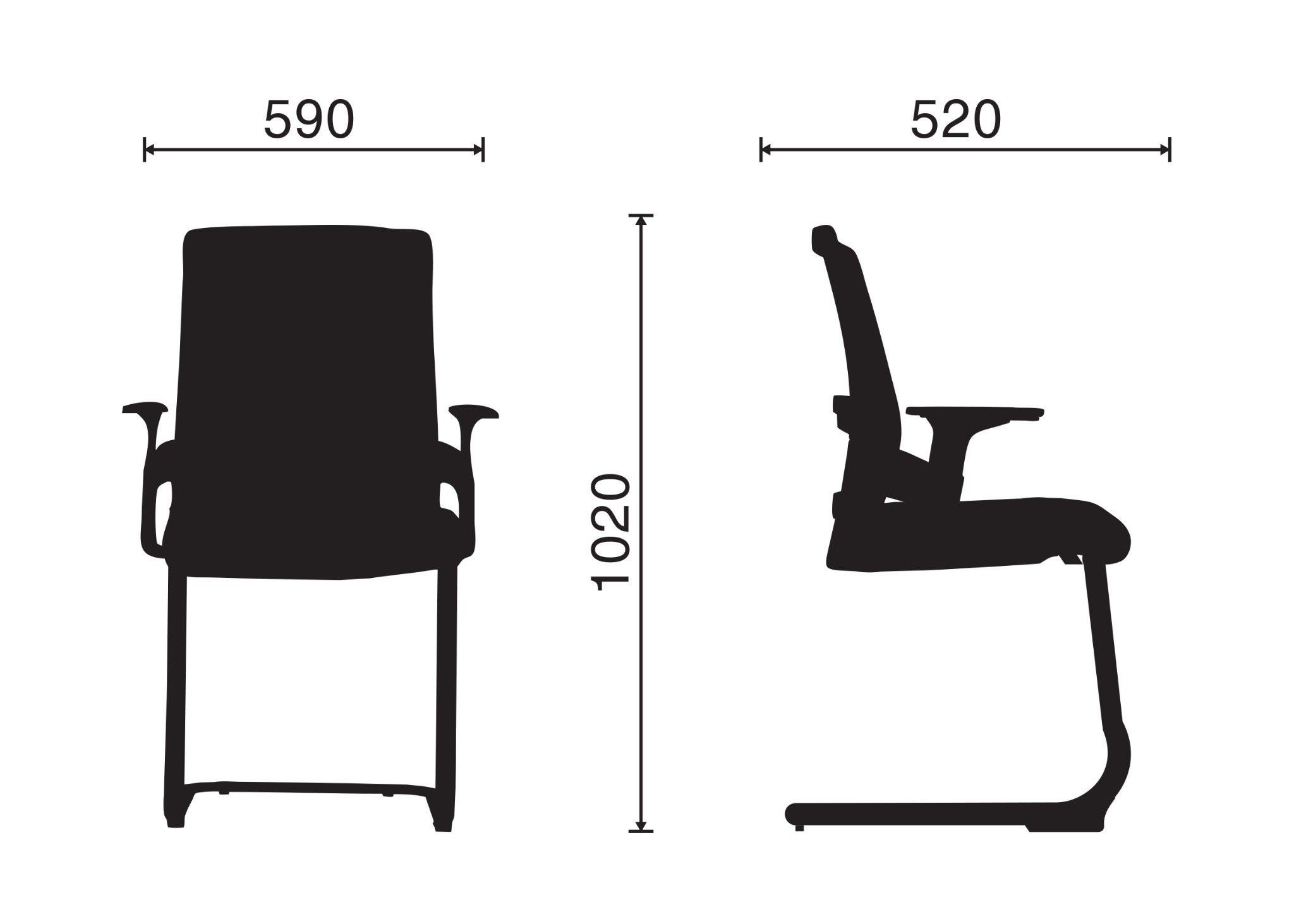  Ghế văn phòng E1086 