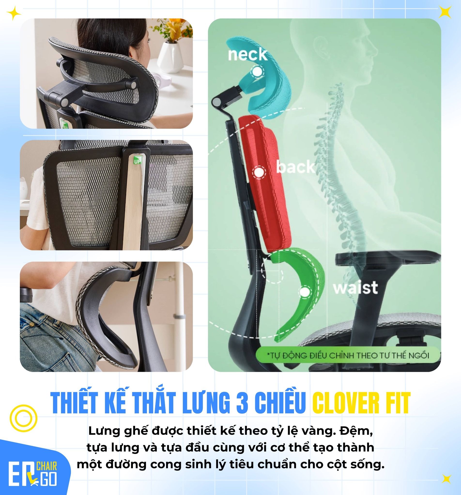  Ghế Công Thái Học UpGen Revolution Ergonomic Chair 