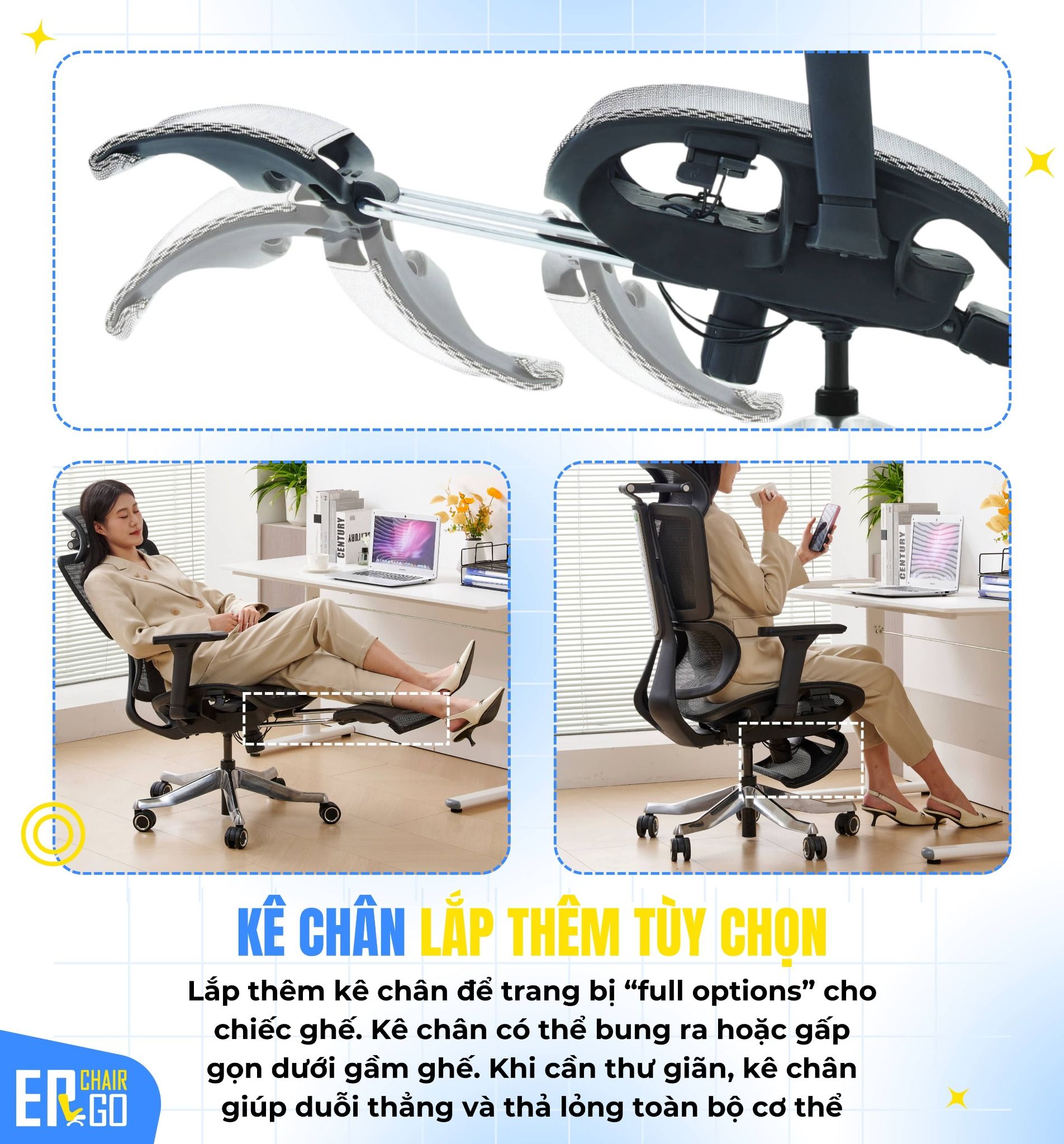  Ghế Công Thái Học UpGen Revolution Ergonomic Chair 