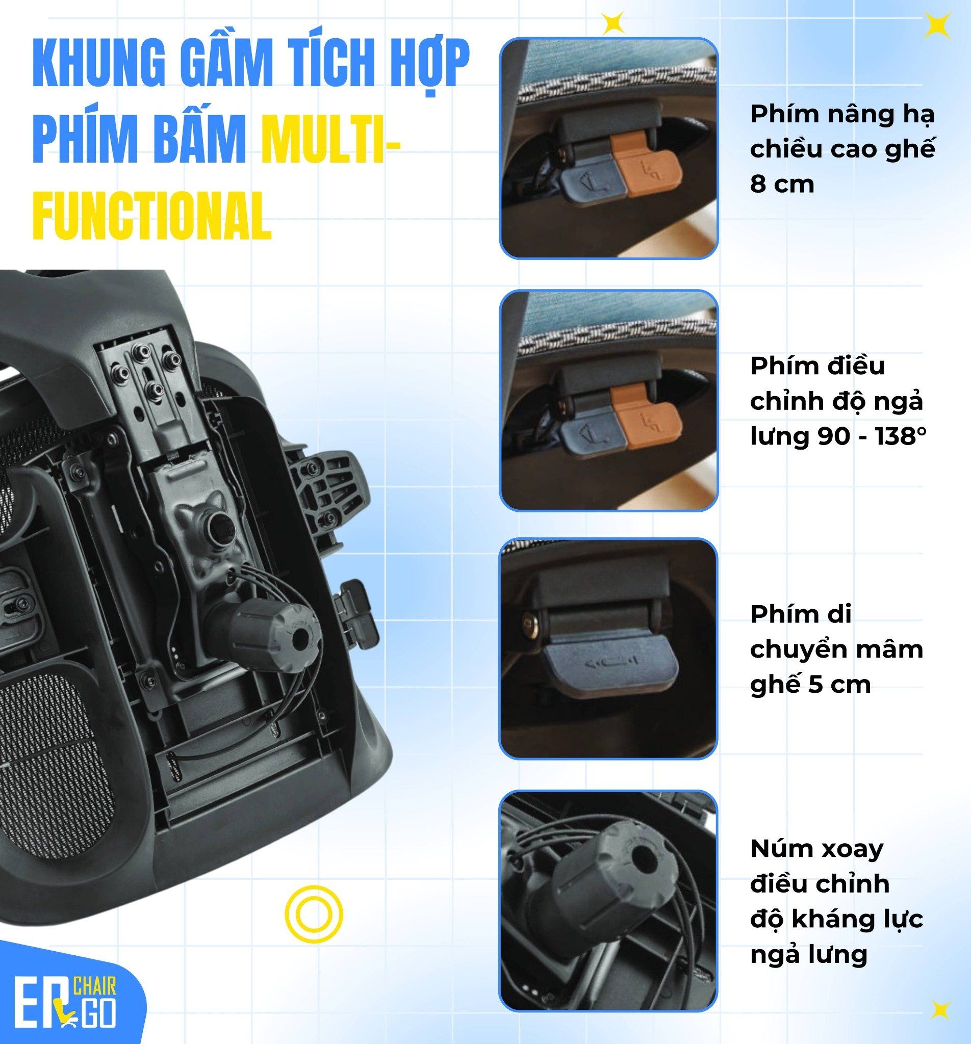  Ghế Công Thái Học UpGen Revolution Pro Ergonomic Chair 