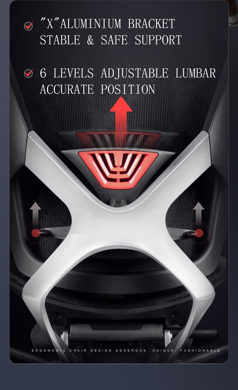 Ghế Công Thái Học Ergonomic X-Men Xeno - Màu Đen (Có kê chân) 