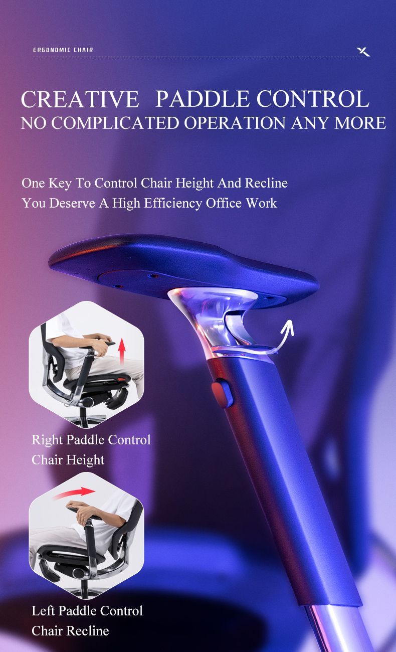  Ghế Công Thái Học Ergonomic X-Men Xeno - Màu Đen (Có kê chân) 