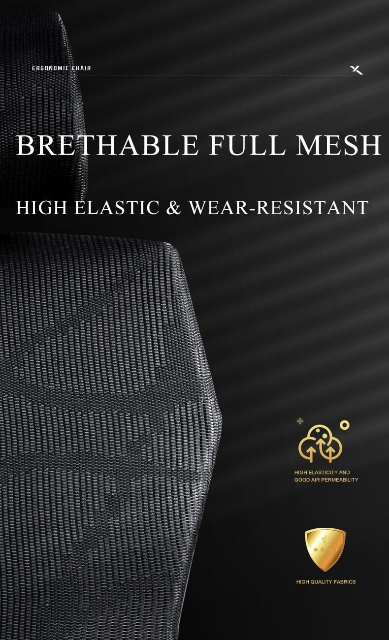  Ghế Công Thái Học Ergonomic X-Men Xeno Màu Đỏ (Có kê chân) 