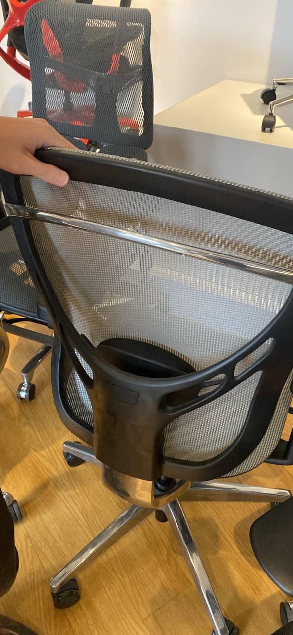  [SOLD - Hàng trưng bày thanh lý] Ghế Ergonomic Công Thái Học Ivino Xám  - Tay cầm 5D 