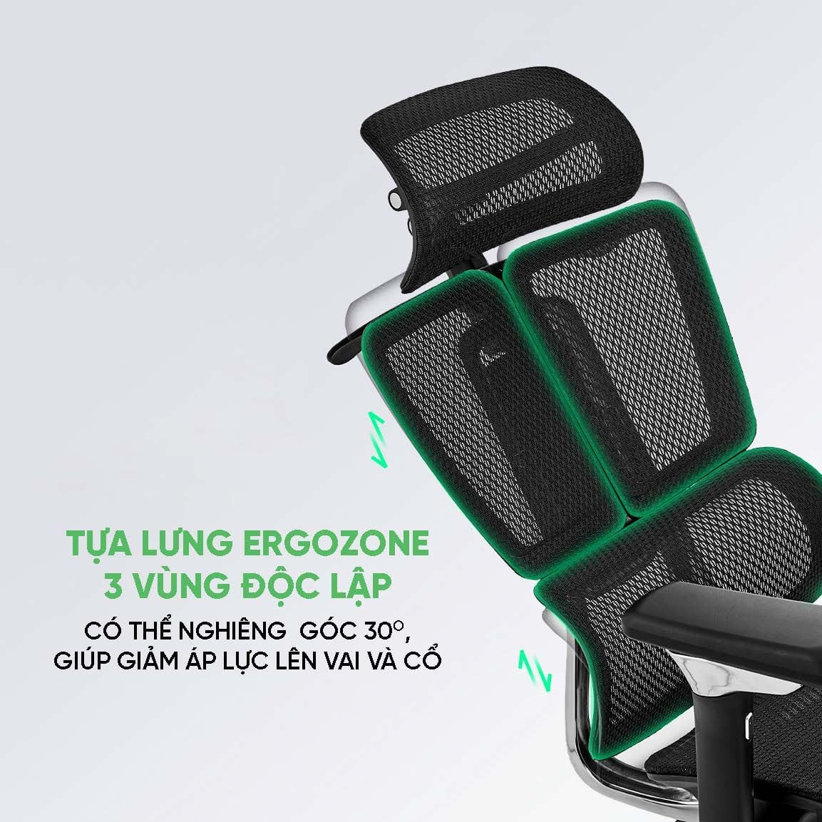  Ghế Công Thái Học UpGen Nexus 2025 