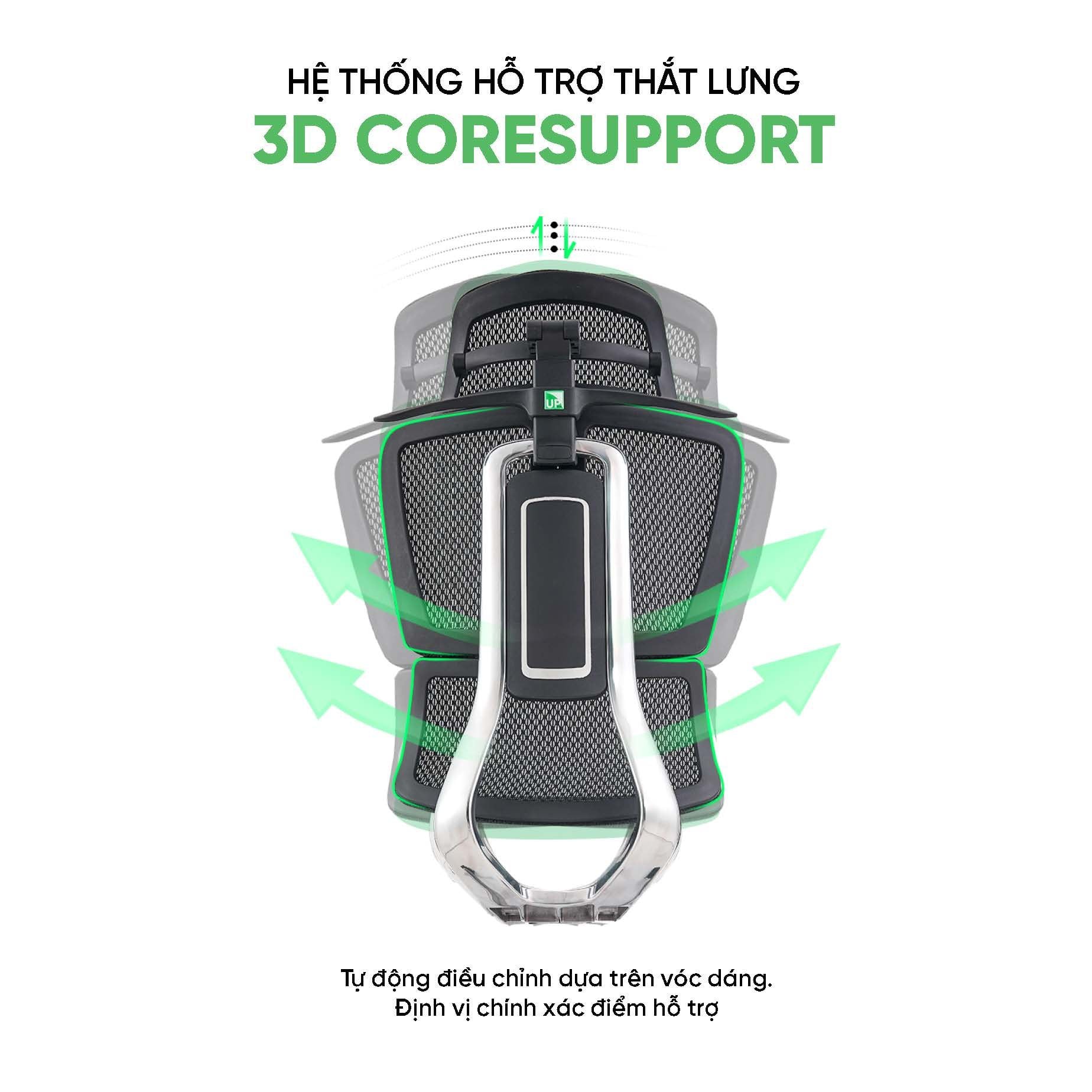  Ghế Công Thái Học UpGen Nexus 2025 