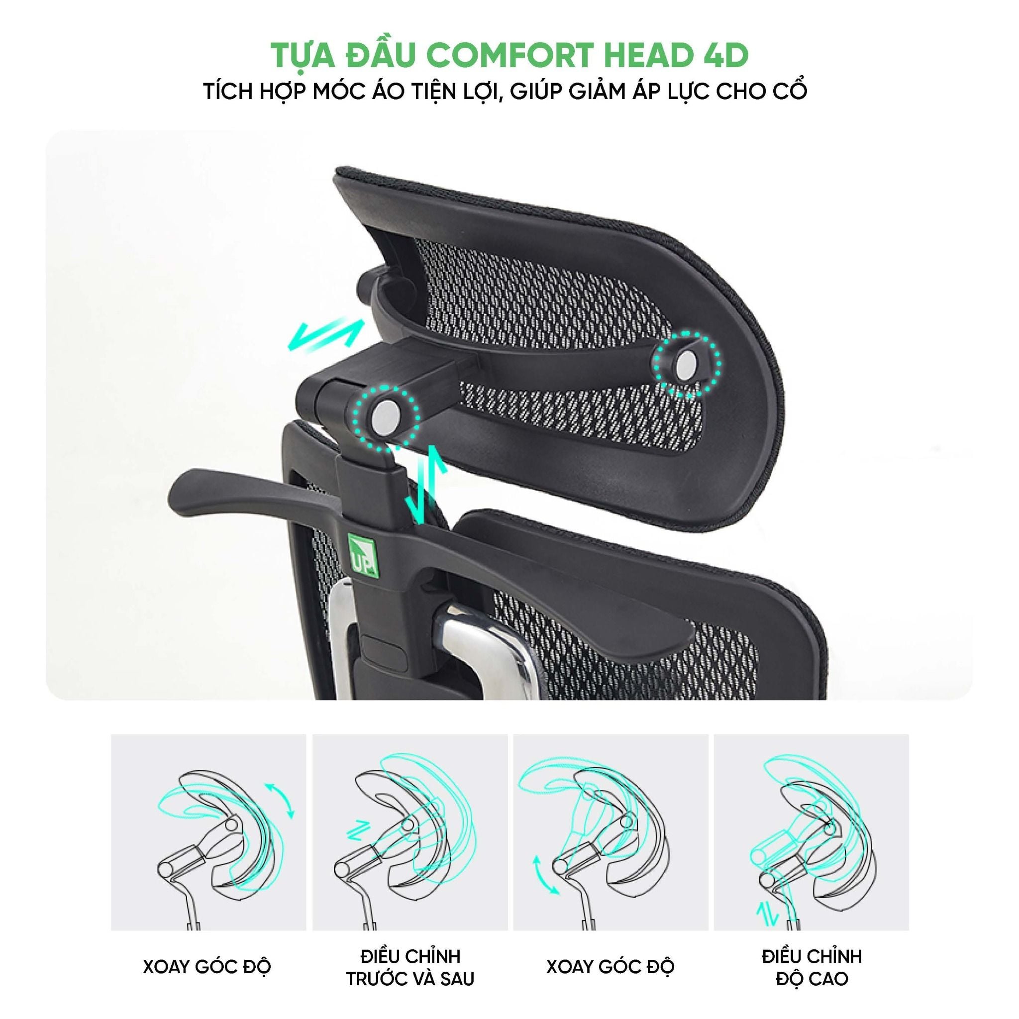  Ghế Công Thái Học UpGen Nexus 2025 