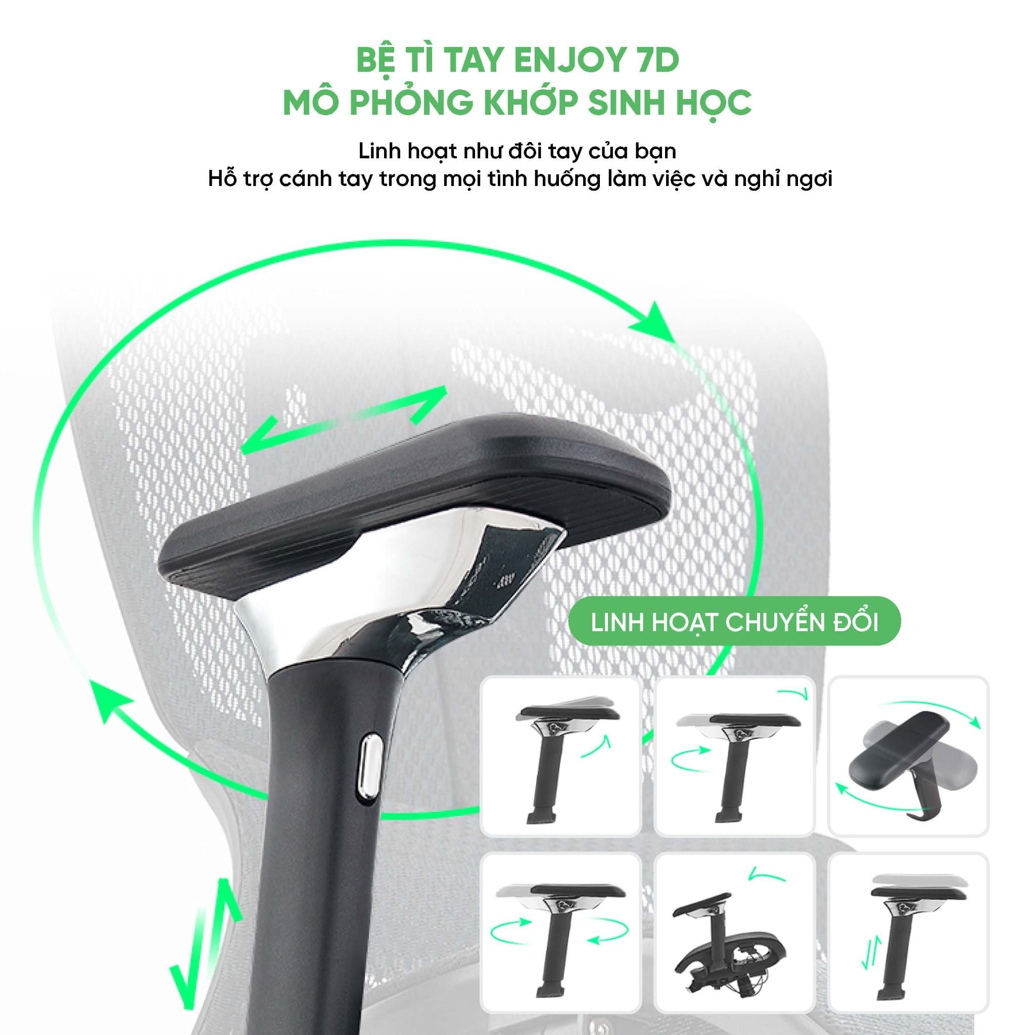  Ghế Công Thái Học UpGen Nexus 2025 