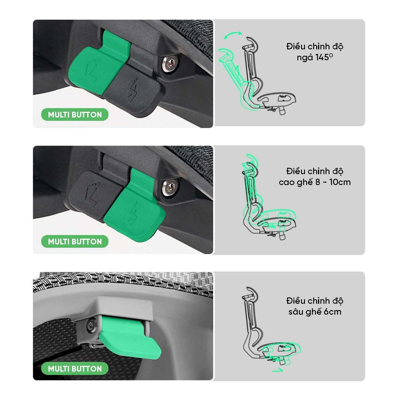  Ghế Công Thái Học UpGen Nexus 2025 