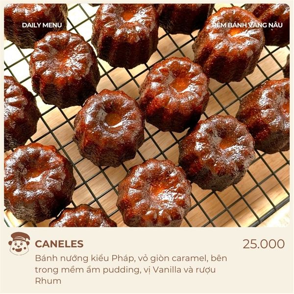  Caneles: Bánh lẻ 
