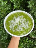  Cốm xào dừa non 
