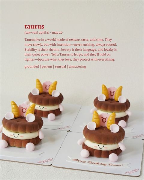  EMOJI COOKIE TAURUS ( Cung Kim Ngưu) 