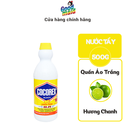 Nước Tẩy Quần Áo Trắng Cocorex Goodmaid - Hương Chanh 1kg