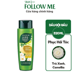 Dầu Gội Đầu Follow Trà Xanh Me Phục Hồi Tóc Hư Tổn - 320ml