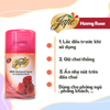 Nước Hoa Xịt Phòng Hương Hoa Hồng Jape Bình Refill - 300ml