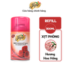 Nước Hoa Xịt Phòng Hương Hoa Hồng Jape Bình Refill - 300ml