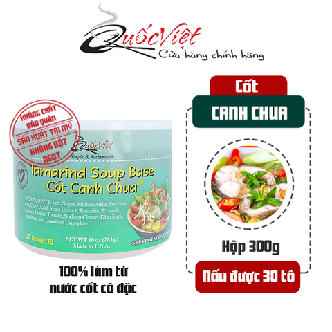 Gia Vị Nấu Canh Chua Cốt Quốc Việt 300g - Nhập Khẩu USA