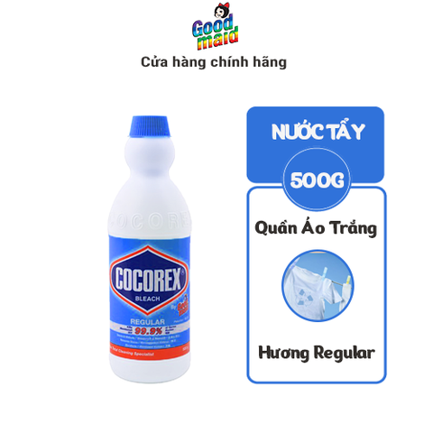 Nước Tẩy Quần Áo Trắng Cocorex Goodmaid Hương Regular 500g