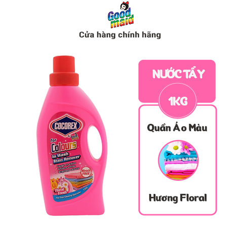 Nước Tẩy Quần Áo Màu Cocorex Goodmaid  - Hương Floral  1kg