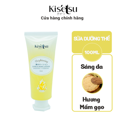 Sữa Dưỡng Thể Tái Tạo & Sáng Da Kisetsu Cấp Ẩm Hương Lúa Mạch - 100ml