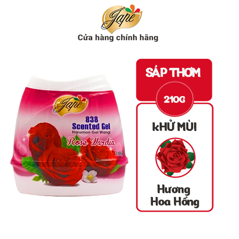 Sáp Thơm Khử Mùi Jape Hương Hoa Hồng - 210g