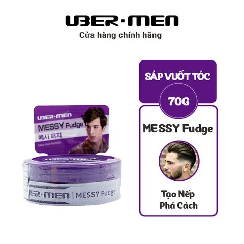 Sáp Vuốt Tóc Ubermen - Messy Fudge  - 70g