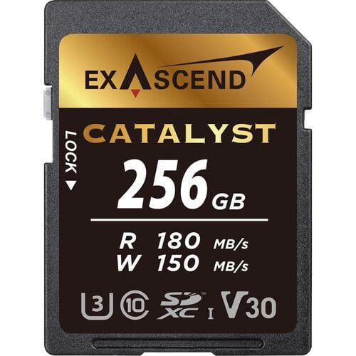 Thẻ nhớ SD Exascend V30 256Gb read 180mb/s