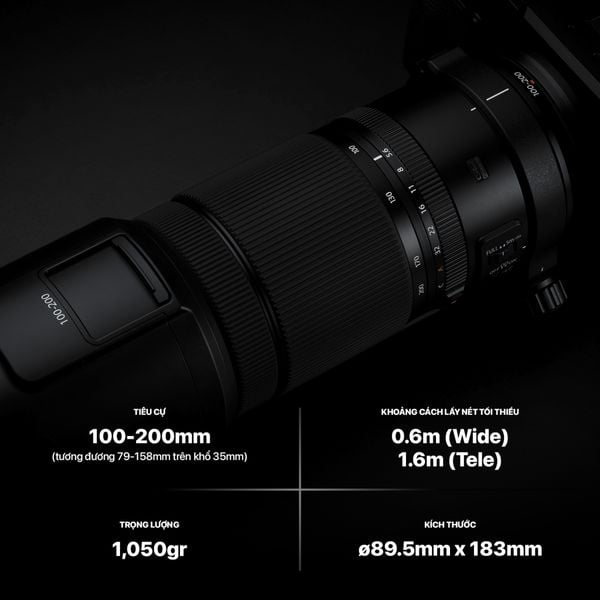 Ống kính Fujinon GF100-200mm F5.6 R LM OIS WR