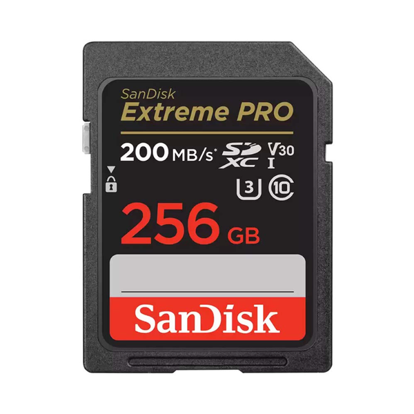 Thẻ nhớ SanDisk 256GB Extreme Pro 200Mbps