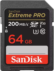 Thẻ nhớ Sandisk card 64Gb high speed 200Mb/s (Quà tặng - INT)