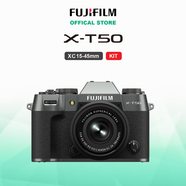 FUJIFILM X-T50 (Tặng thẻ nhớ Exascend 256Gb V30 + Pin W126s + Sạc W126s)