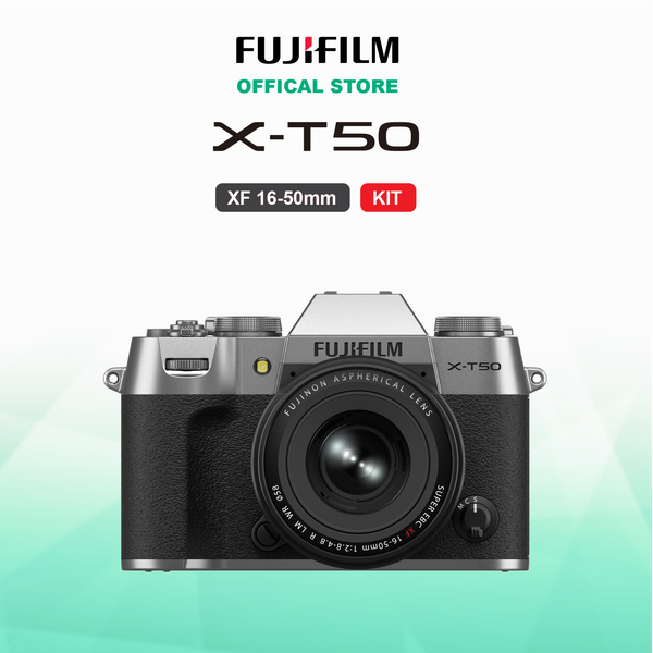 FUJIFILM X-T50 (Tặng thẻ nhớ Exascend 256Gb V30 + Pin W126s + Sạc W126s)