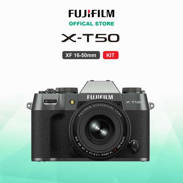FUJIFILM X-T50 (Tặng thẻ nhớ Exascend 256Gb V30 + Pin W126s + Sạc W126s)