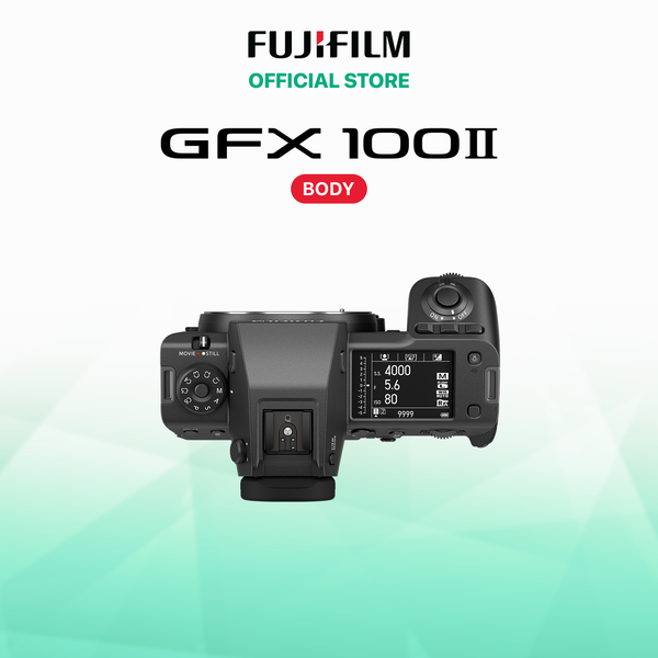 FUJFILM GFX100 II (Tặng thẻ nhớ Exascend 64Gb V90 + Pin W235 + Sạc W235)