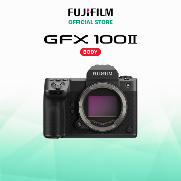 FUJFILM GFX100 II (Tặng thẻ nhớ Exascend 64Gb V90 + Pin W235 + Sạc W235)