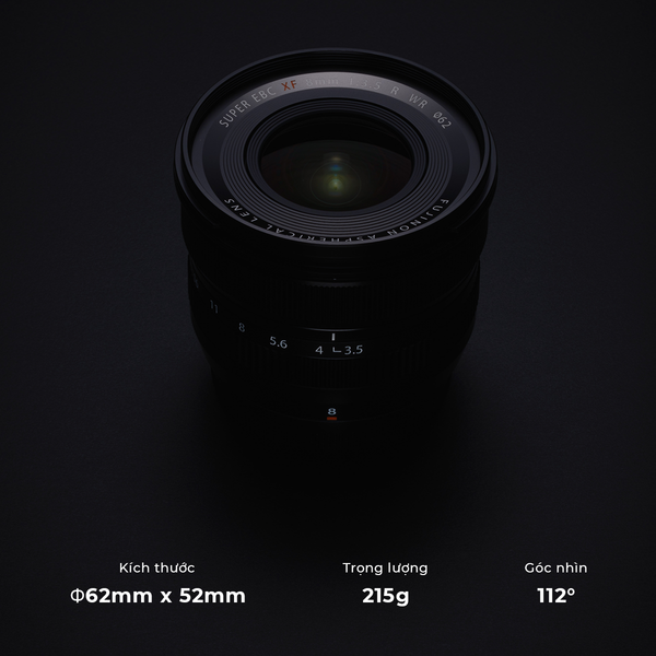 Ông kính Fujinon XF8MMF3.5 R WR PD