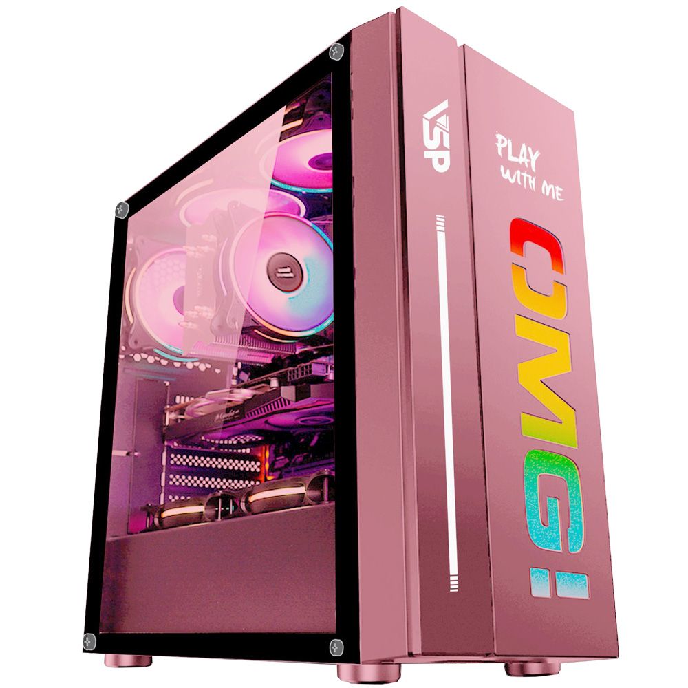 VỎ CASE VSP OMG-II LED RGB PINK HỒNG