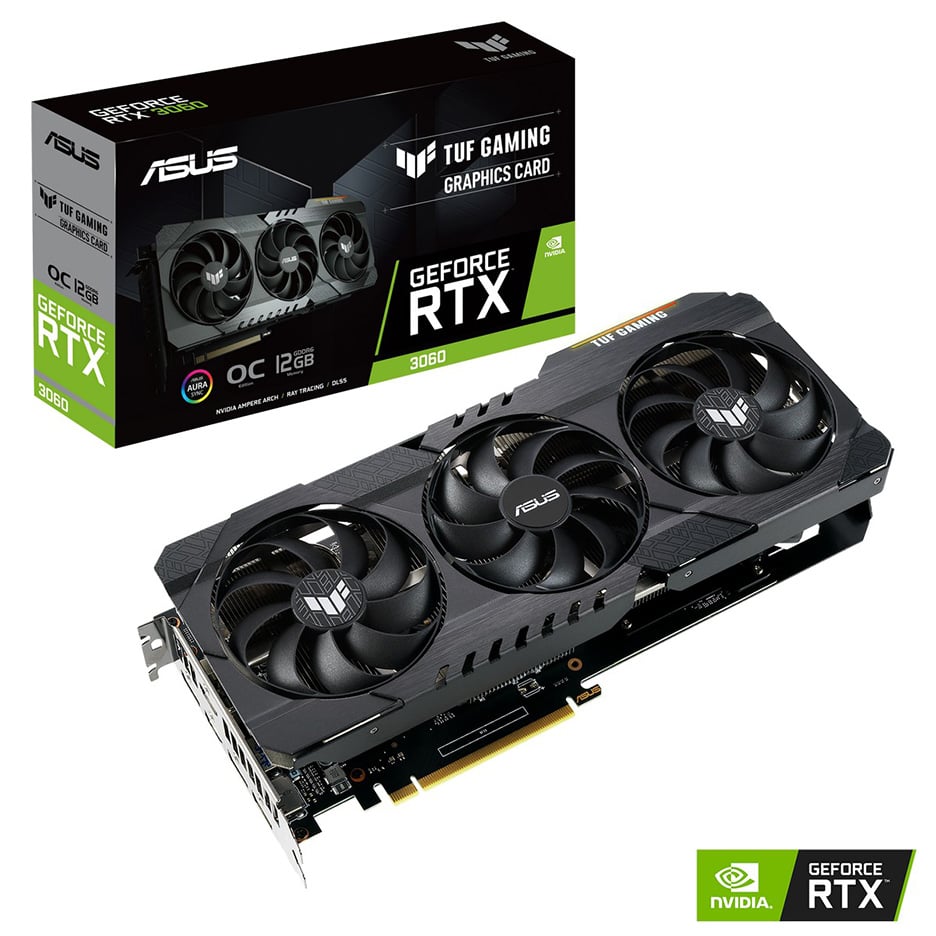 VGA ASUS TUF Gaming GeForce RTX 3060 V2 12GB GDDR6