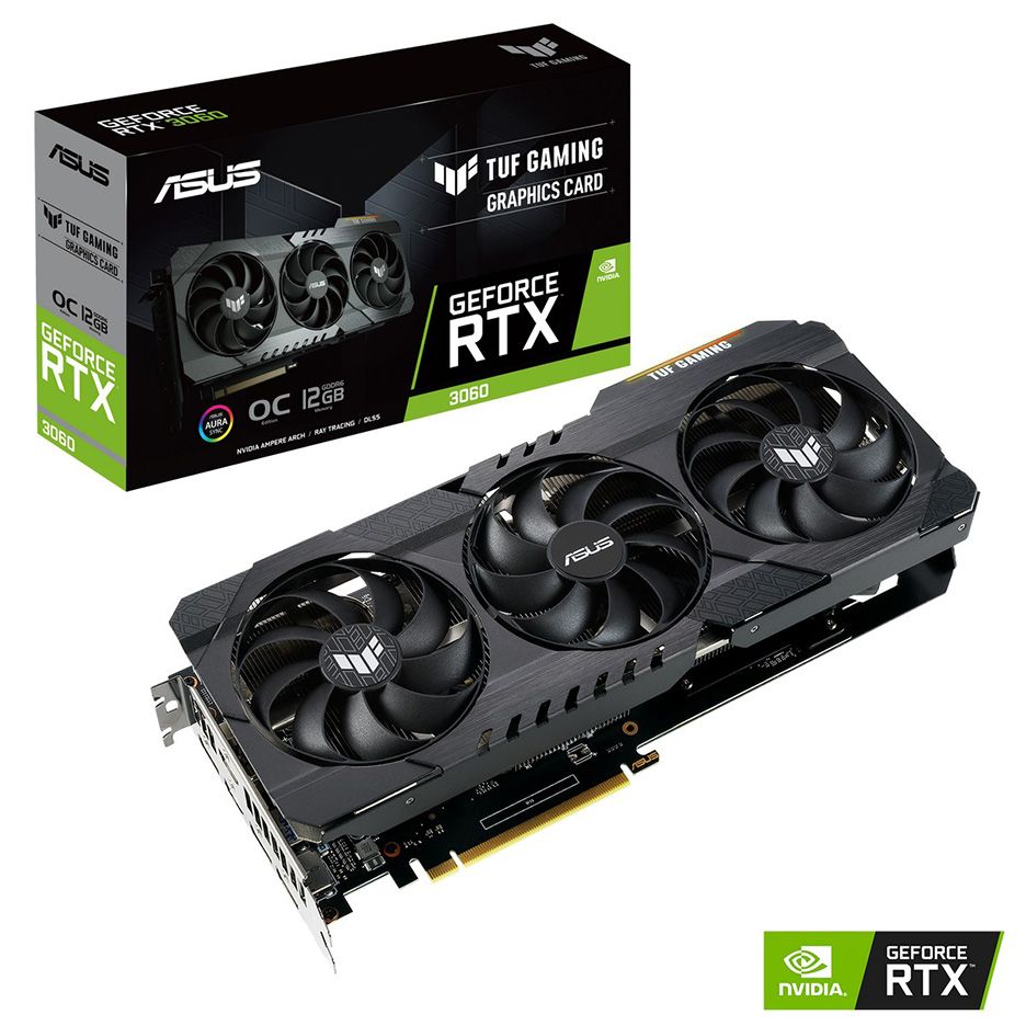 VGA ASUS TUF Gaming GeForce RTX 3060 V2 12GB GDDR6