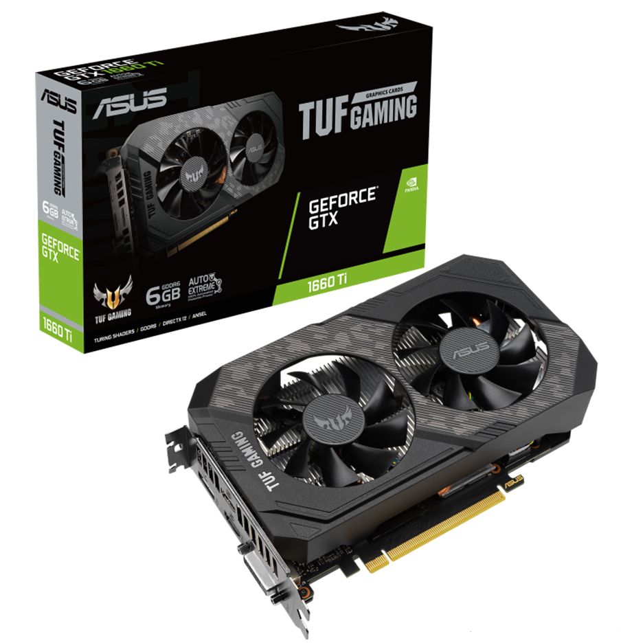 VGA ASUS TUF Gaming GeForce GTX 1660Ti EVO Edition 6GB GIÁ RẺ NHẤT