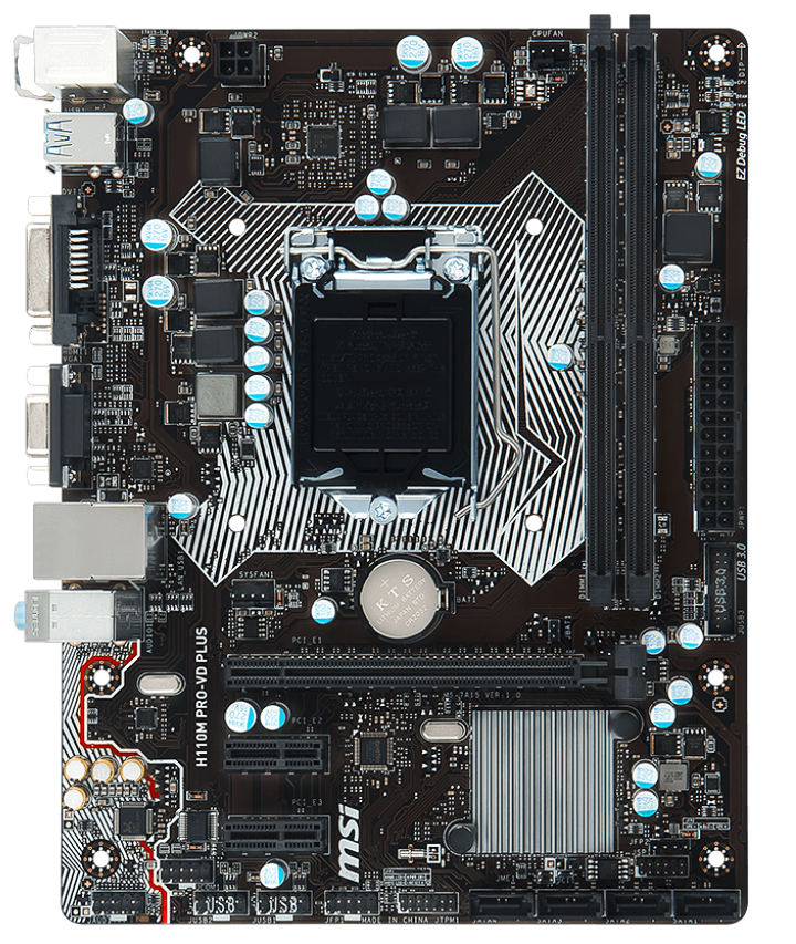 MAINBOARD MSI H110M VD PLUS 2nd