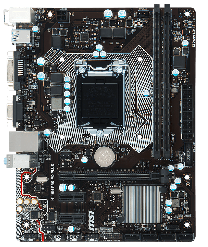  MAINBOARD MSI H110M VD PLUS 2nd 