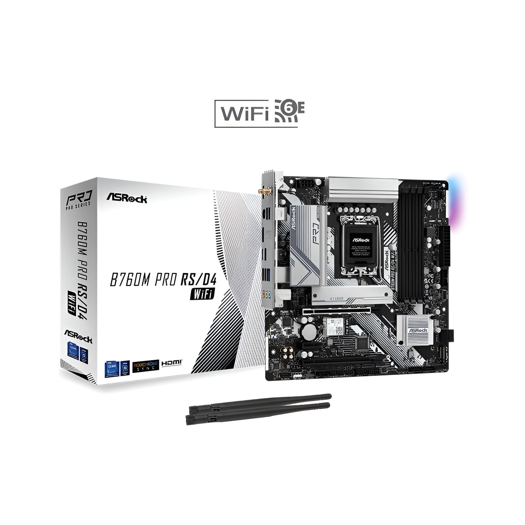  Mainboard ASROCK B760M PRO RS Wifi DDR4 