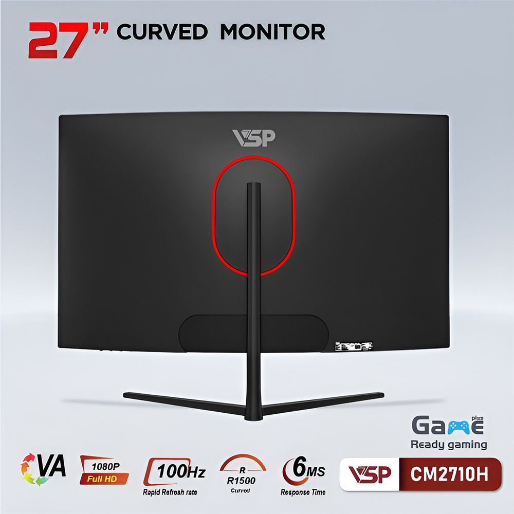 Màn hình VSP 27inch CONG 100Hz ( CM2710H ) - BLACK