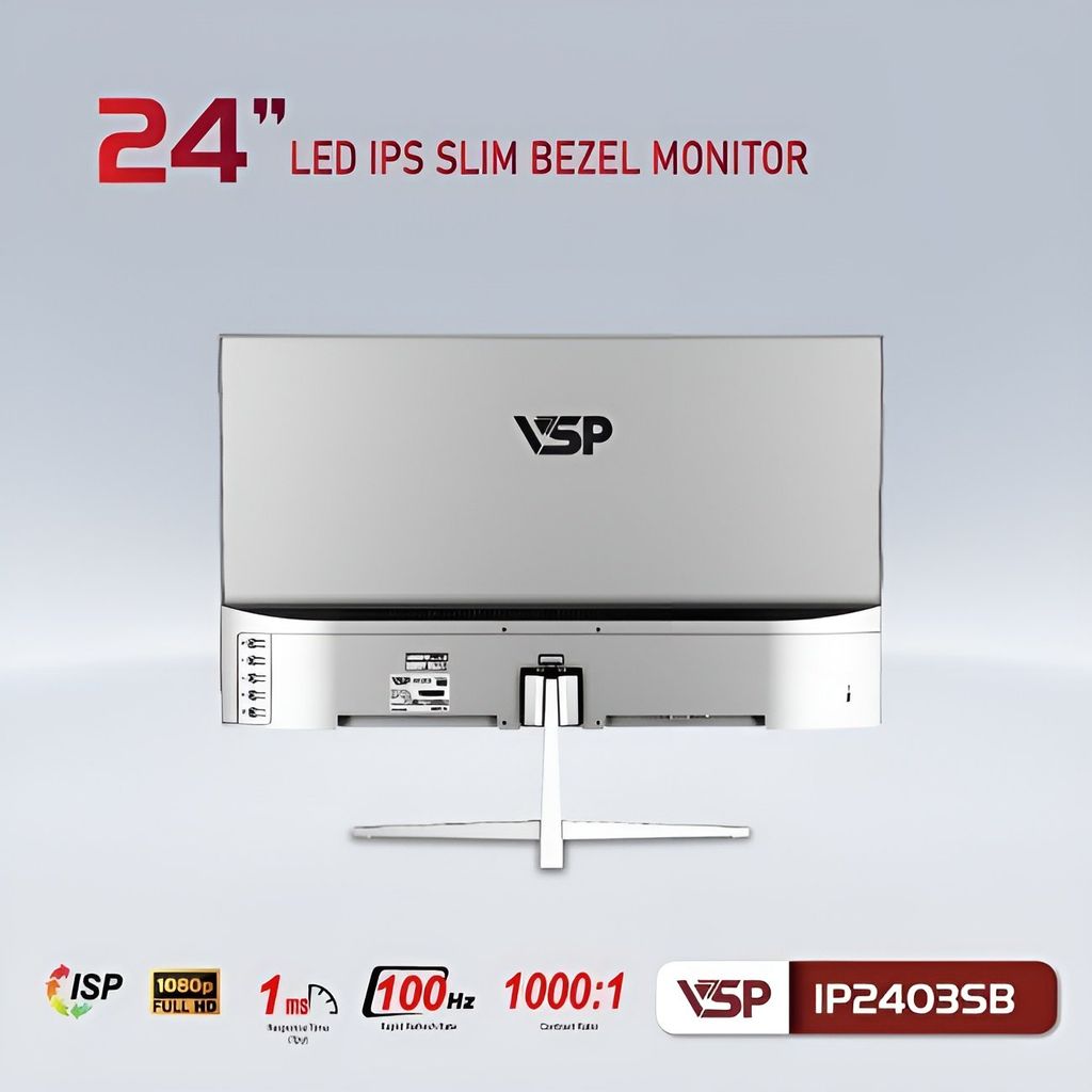 Màn hình VSP 24inch 100hz IPS WHITE IP2403SB