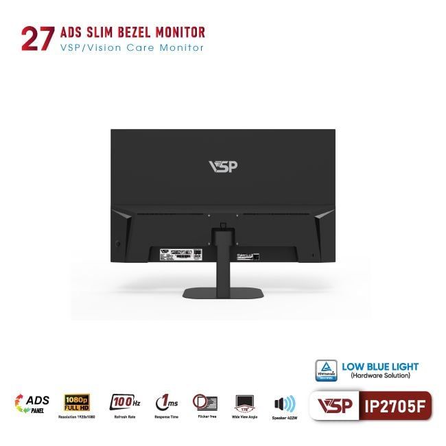 Màn hình VSP IP2705F 27inch 100Hz 1MS IPS FHD Phẳng Đen