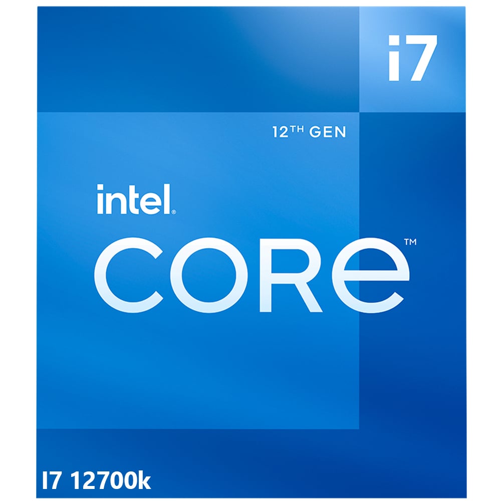 CPU Intel Core i7-12700K Box chính hãng (3.8GHz turbo up to 5.0Ghz, 12 nhân 20 luồng, 25MB Cache, 125W) - Socket 1700